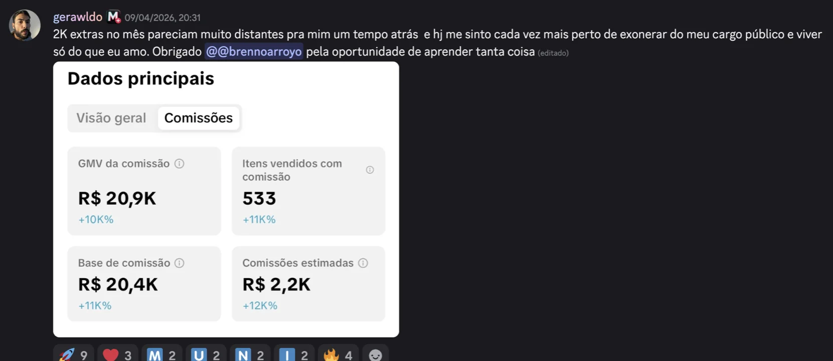 Depoimento de aluno da Muni Academy