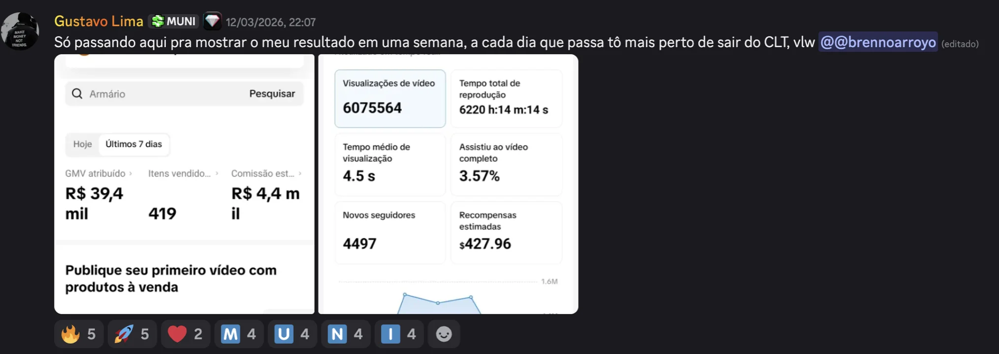 Depoimento de aluno da Muni Academy
